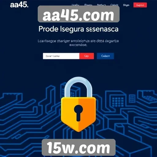 Avaliação de segurança do site aa45.com